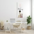 thumbnail image 2 of Stupell Industries Makeup Fashion Designer Modern Pink Word, 20 x 48,Design by Kimberly Allen, 2 of 6