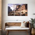 thumbnail image 3 of Elephant Stock Sandstone And Stolen Horses Wall Art - Horizontal Multi Panel Canvas - Living Room Wall Decor - Our America Multi Panel - Blue And Brown Decor By Jack Sorenson - 45" x 28", 3 of 8
