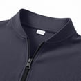 thumbnail image 4 of Men 1/4 Zipper Short Sleeve Shirts Athletic Breathable Tops for Running & Gym Training, Hiking 2026 Fashion, 4 of 5