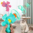 thumbnail image 4 of Celerypet Light-Up Flying Disc Cat Launcher Set, Celery Pets Cat Fetch Toy with Colorful Flying Propellers Set, Flying Disc Launcher Toy for Cats, Colorful Propellers Cat Fetch Toy (Purple-2PCS), 4 of 6