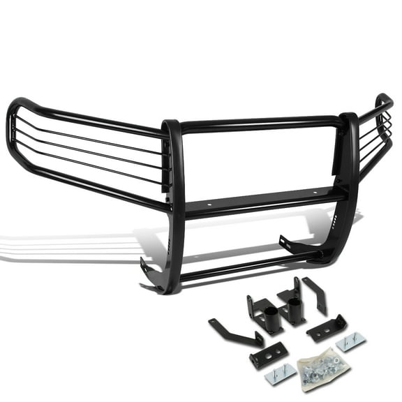 DNA Motoring GRILL-G-041-BK For 2009 to 2015 Honda Pilot YF3/YF4 Front Bumper Protector Brush Grille Guard (Black) 10 11 12 13 14
