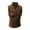 AG385# Brown, variant on ZXLBBD Men's Vests Retro Button Collar Solid Color Sleeveless Fashion Vest Casual Outdoor Cozy Daily Wear