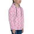 thumbnail image 3 of Daiia Breast Cancer Awareness5 for Boys Fashion Hoodies & Sweatshirts with Kangaroo Pocket,Hooded Sweatshirt for Kid, Breathable& Moisture Wicking-Large, 3 of 6