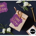 thumbnail image 6 of Inkdotpot Happy Holiday Bottle Tag Real Gold Foil Favor Bracket Shape Hang Tags Pack Of 50, 6 of 7