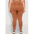 thumbnail image 4 of Women's Plus Size Daisy Compression Rib Acid Wash Leggings, 4 of 4
