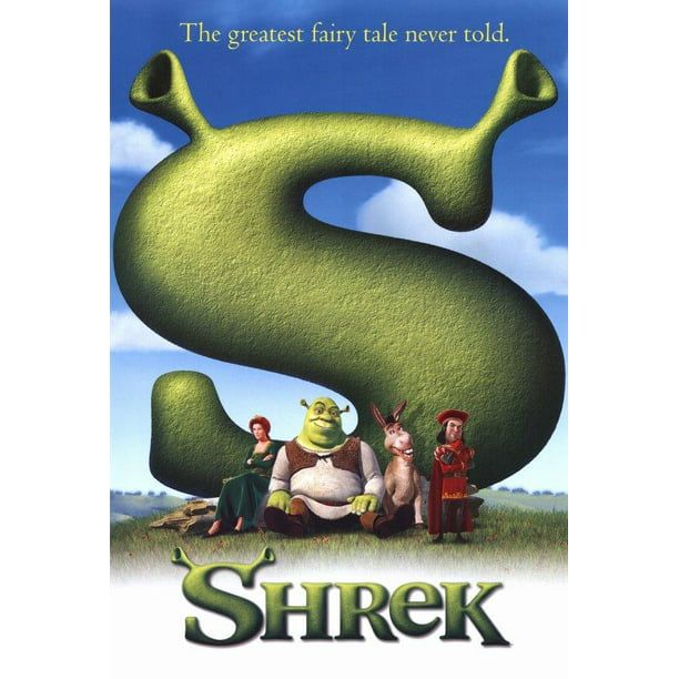 Shrek 2001 27x40 Movie Poster Walmart Com Walmart Com