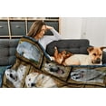 thumbnail image 3 of Great Pyrenees Dog Blanket, Dog Gifts for Dog Lover, Soft Cozy Lightweight Warm Flannel Blankets and Throws for Sofa Living Room Decor, 60" x 80", 3 of 6