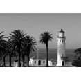 thumbnail image 2 of Highsmith, Carol 14x11 Gold Ornate Wood Framed with Double Matting Museum Art Print Titled - Lighthouse Point Vicente California, 2 of 4
