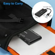 USB SD Card Reader, TSV 7-in-1 Smart Card Reader, 5Gbps Multi USB Card Reader/Writer SD Card Reader for Windows, Mac OS