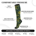 Lsque Marine Anchors And Compass Pattern Sport Compression Socks for