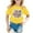 Yellow, variant on Hiijoy Infant Girls Mother's Day T-Shirt Summer Short Sleeve Graphic T Shirt, Sizes 1-9