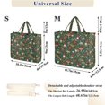 thumbnail image 2 of FORMRS Womens Corduroy Tote Bag Crossbody Shoulder Purse Handbag with Detachable Strap, Forest Mushroom Pattern, 2 of 7