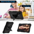 thumbnail image 3 of Fancing for Walmart Onn 7 inch Gen 4 Tablet Case/for Onn 7 inch Tablet Case 2024 Model,Heavy Duty Kids Shockproof with Kickstand Shoulder Strap Case for Onn 7 2024 Model:100135924 Tablet(Black), 3 of 7