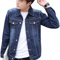thumbnail image 4 of New Mens Casual Denim Jackets, 4 of 5