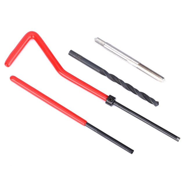 Kit de Réparation de Fil, Insert Fileté en Acier Inoxydable, Pièces Auto Haute Résistance pour Micro-Ondes pour Réparation de Fil Équipement de Séparation d'Air