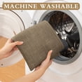 thumbnail image 4 of ChakmeOne 5 Piece Bathroom Rug Set Thin Super Absorbent Non Slip Machine Washable Bath Mat with Rubber Backing for Shower Tub Floor & Toilet, 4 of 7