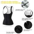 thumbnail image 5 of Lilvigor Sauna Suit Sweat Waist Trainer Slim Vest for Women Belly Fat Burning Workout Tank Top Shaper with Zipper, 5 of 7