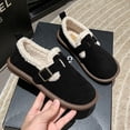 thumbnail image 5 of Zapatos Mujer Antideslizantes Cómodos Slip On para Otoño Invierno (37) Negro Wdftyju Tenis De Mujer Tenis De Hombre, 5 of 5