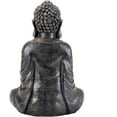 thumbnail image 6 of MyGift 12 inch Meditating Seated Buddha Statue Figurine with Rustic Gray Finish, 6 of 6