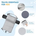 thumbnail image 4 of Cama extensible Wsoaam Kids de viaje para niños pequeños, color gris mar, 4 of 7