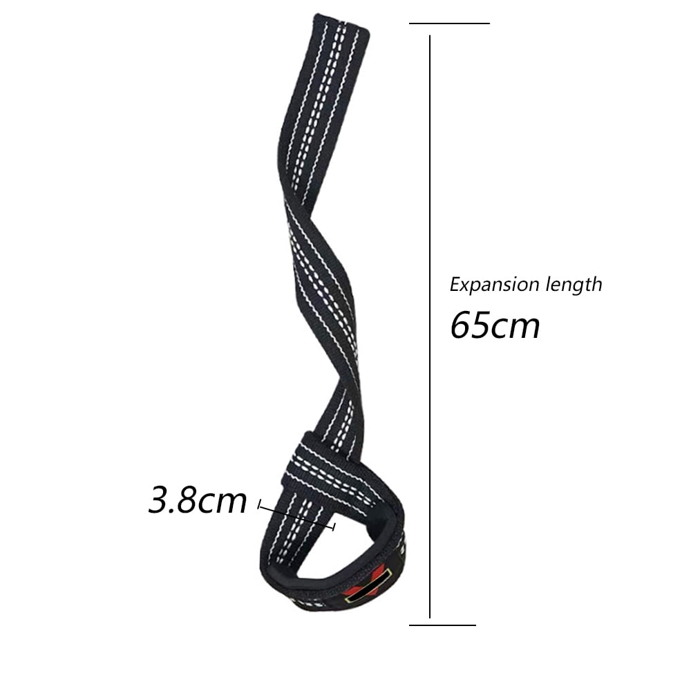 Weight Lifting Straps with Wrist Support - Wrist Straps for Weightlifting - Workout Wrist Wraps