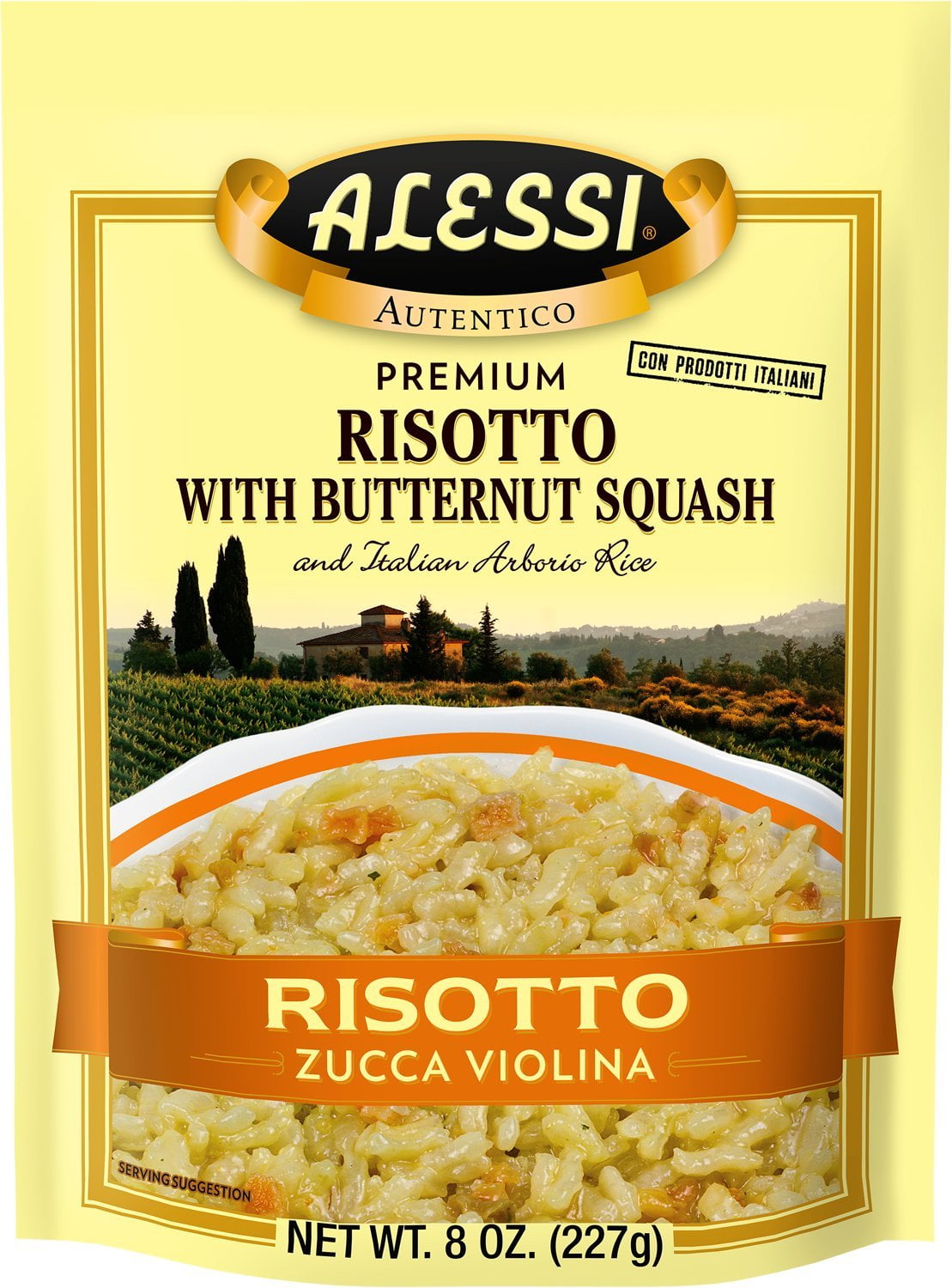Alessi Butternut Squash Risotto, 8 Ounce (Pack of 6)