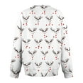 thumbnail image 5 of Xuniizn Christmas Ugly Shirts for Women, Funny Christmas Graphic Long Sleeve V Neck Christmas Sweatshirts with Pocket, Thick Thermal Cute Festival Casual Loose Pullover Sweaters, 5 of 6
