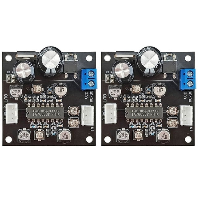 Preamplificador de cinta TA7668, placa de casete, preamplificador magnético, grabadora de audio, radio de escritorio, bricolaje, 2 unidades