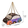 thumbnail image 2 of Yvsxxv 1Pc Black Creative Car Shaped PU Leather Chain Crossbody Shoulder Bag Casual Daily Use, 2 of 7