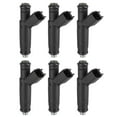 thumbnail image 1 of 6 Pcs Inyector de combustible No.YF1Z9F593AD Boquilla de inyección de combustible para Ford Ranger 2001-2003 3.0L, Negro, 1 of 7