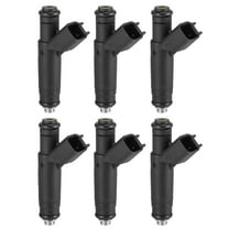 6 Pcs Fuel Injector No.YF1Z9F593AD Fuel Injection Nozzle for Ford for Ranger 2001-2003 3.0L, Black