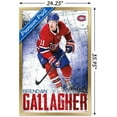 thumbnail image 3 of NHL Montreal Canadiens - Brendan Gallagher 18 Wall Poster, 22.375" x 34", Framed, 3 of 3