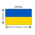 thumbnail image 2 of Ukraine Flag Car Magnet Bumper Sticker - 4x6 - Strong Magnet - Weather and UV Resistant from Flexible Magnets, 2 of 3