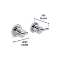 thumbnail image 4 of Foset Element ELMR-61, Manerales para regadera, cromo, 4 of 5