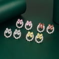 thumbnail image 2 of Vireellx Diamond Earrings for Women Clover Earrings Jewelry for Her Birthday Christmas Gifts, 2 of 11