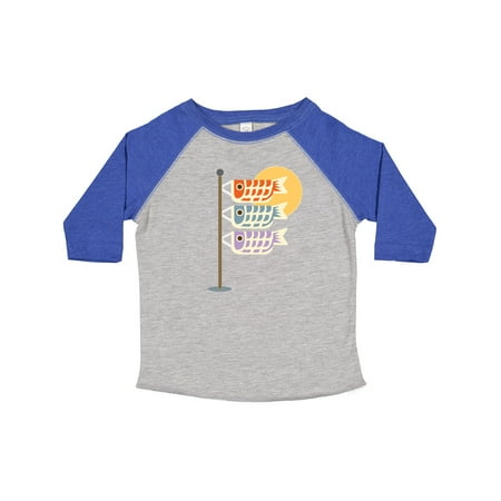 

Inktastic Japanese Carp Fish Flags Gift Toddler Boy or Toddler Girl T-Shirt