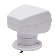 Remote Control Searchlight, 100W 2300LM Marine Boat Spotlight with 2624ft Long Range, IP66 Waterproof, 355° Rotation, 12V Halogen Lamp for Yacht Fishing Boat, White