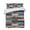 Peru SteelBlue, variant on Quilts Twin XL Size, Navy Blue Brown Wood Soft Comforter Bedding Set for Bed, Farmhouse Vintage Wooden Lightweight Quilted Bedspread with Pillow Cover(2 Pieces) for All Season, 68x98 Inch