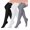 Black White Gray, variant on 3 Pairs Thigh High Compression Socks for Women and Men Circulation 20-30 mmhg, Best Support for Running, Cycling, Nursing