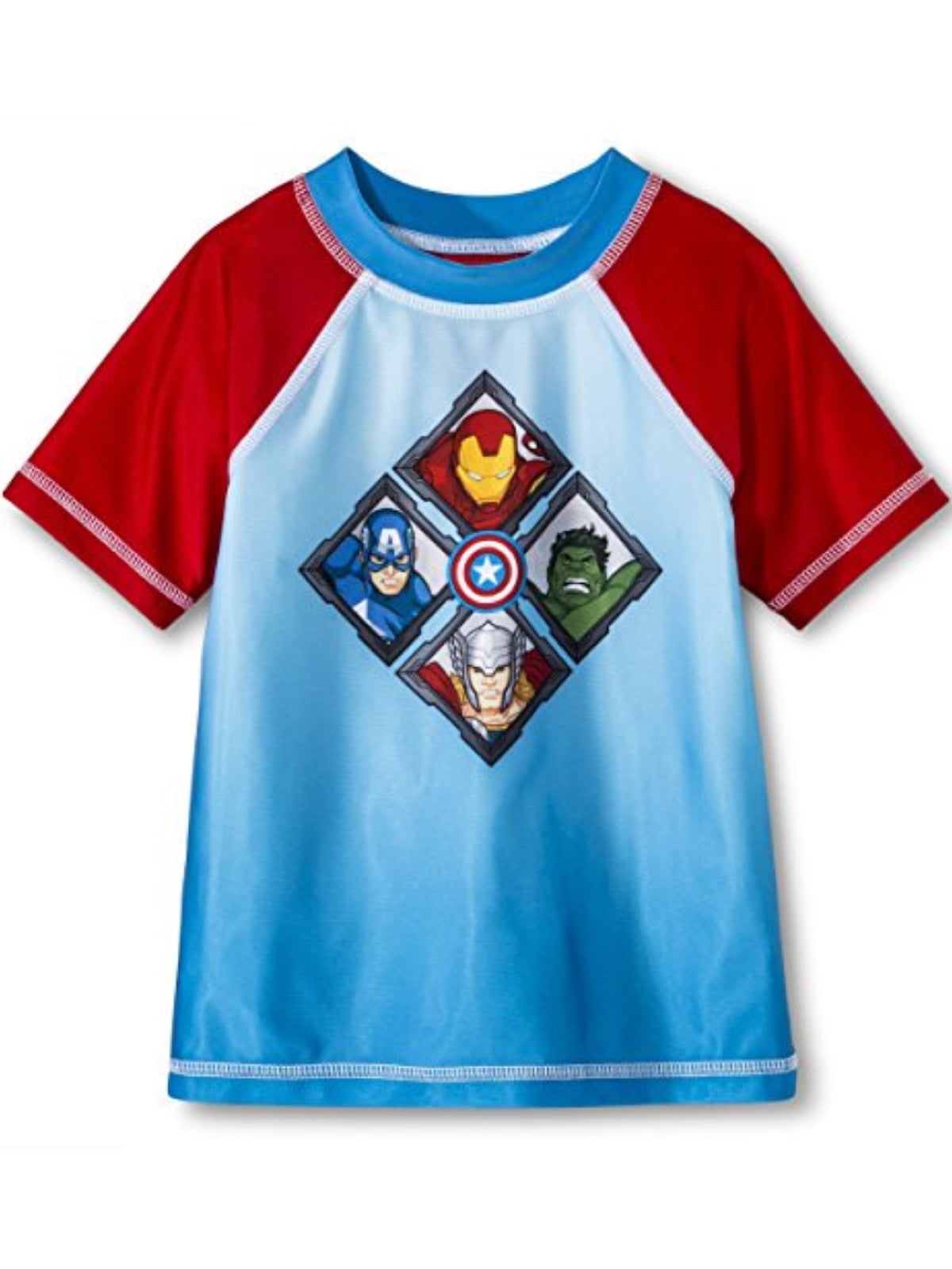 Marvel Boys' The Avengers Rash Guard (Toddler Boys)