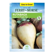 Ferry-Morse 2.3G Rutabaga American Purple Top Biennial Vegetable Seeds, Full Sun