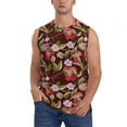 thumbnail image 1 of Fotbe Leaf And Fruit Men's Camiseta sin Mangas Estampada para Hombres, Playera Casual para Gimnasio, Entrenamiento, Playa-Medium, 1 of 7