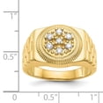 thumbnail image 5 of 14K Yellow Gold Ring Band Men's 3 to 15 mm (tapered), Size 5, 5 of 5