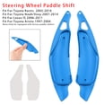 thumbnail image 2 of Steering Wheel Paddle Shifter Extension For Toyota Ractis Lexus Aluminium Blue, 2 of 13