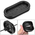 thumbnail image 4 of Uxcell Rubber Grommet Oval Double-Sided Mount Size 48 x 20 mm for Wire Protection 4 Pack, 4 of 5