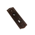 thumbnail image 3 of Renovators Supply Door Back Plate Brass 7 1/4" Escutcheon Cover Ornate Doorplate in Oil Rubbed Bronze Finish w/Keyhole, 3 of 7