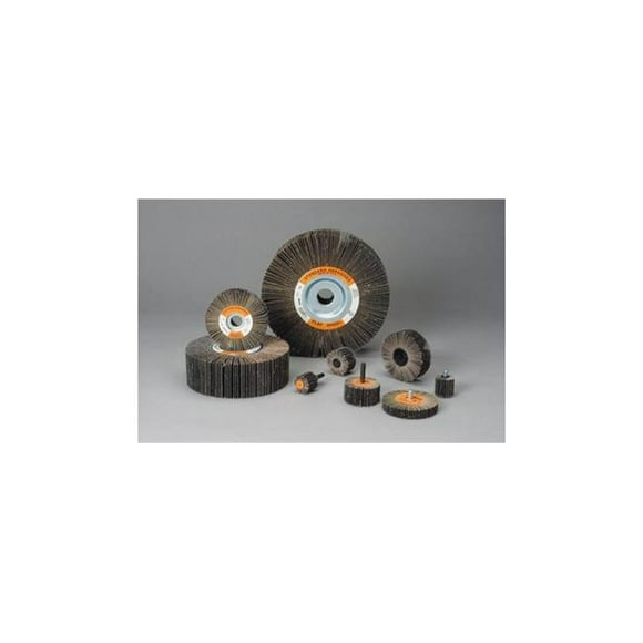 Standard Abrasives 405-051115-42498 1.5 x 0.5 x 0.25 in. Aluminum Oxide Flap Wheel - 60 Grade