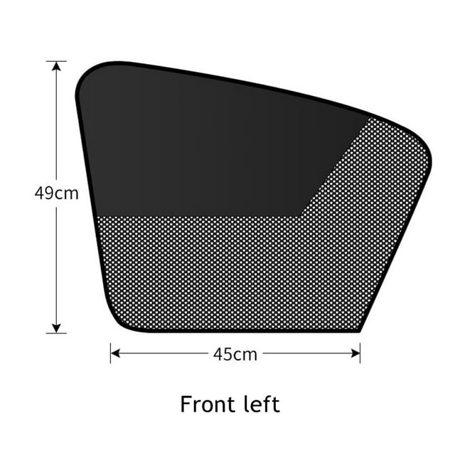 Pare-soleil Latéral pour Fenêtre de Voiture, Protection en Maille, Protection Uv, avant Gauche