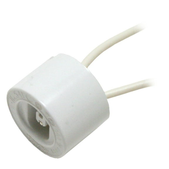 Kulka 05410 - 660 watt 600 volt White Stationary End R17d HO/VHO Fluorescent Lampholder (Kulka 541)