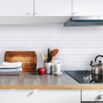 thumbnail image 3 of NETSENG Tile Stickers For Kitchen Bathroom, Self Adhesive Kitchen Backsplash, Waterproof Tile Adhesive Decorative Wall Sticker Tiles 2 Pieces BattqxTile Stickers For Kitchen Bathroom, Self, 3 of 5